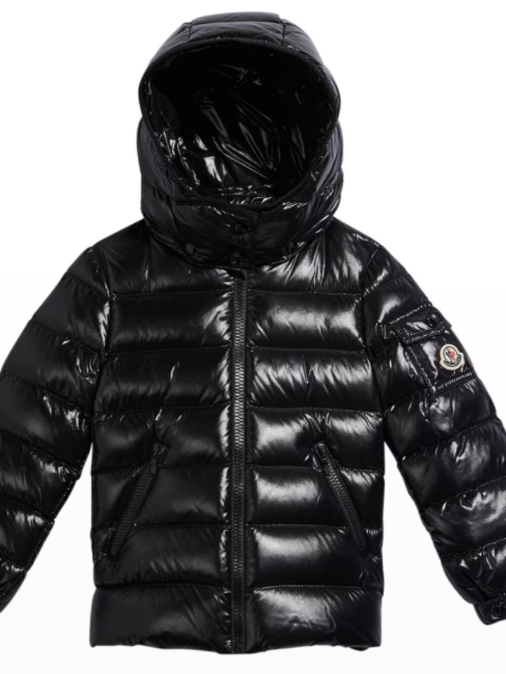 Moncler Bady guibbotto Hooded Short Down Jacket black